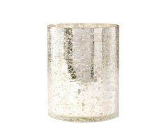 YANKEE CANDLE Kensington Bougeoir en Verre Transparent Taille Unique