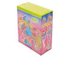 Winx Club 414019Â Cadre Photo Coffret Cadeau Bloc Note et Album Photo, Carton, Multicolore, 13,6Â x 17,7Â x 6,6Â cm