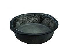 Zenker 685532 Moule à manqué silicone fibre de verre, moule à gâteaux rond, moule rond, Silicone fibre de verre, Gris, 25 x 4 cm