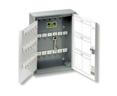 Burg-Wächter,-Crochets clés, armoire, 74 mural, droit Butée, tôle dacier, hauteur : 330 mm, 6700/74 R