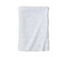 Essix - Plaid Malo Coton Blanc 130 x 170 cm