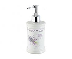 Bisk Distributeur de Savon, Lavande, Pierre, Multicolore, 8,5Â x 18Â x 7,5Â cm