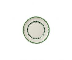 Villeroy & Boch French Garden Green Line Assiette à pain, 17 cm, Porcelaine Premium, Blanc/Vert