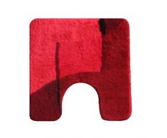 Kleine Wolke 7284468150 Ravenna Tapis Contour WC 50 x 50 cm, Grenat