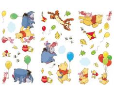 Decofun 36 Stickers Winnie lourson et Ses Amis repositionnables