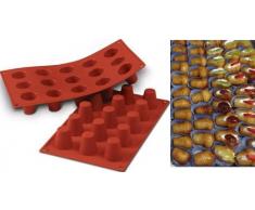 silikomart Moule en Silicone NR.15 Baba Mini Ã35 mm H 38 mm de la Ligne Classic de