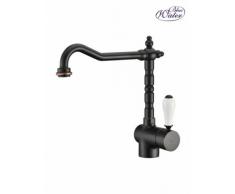 Bonnes Sycylia - Marron antique robinet de cuisine avec spot fixe - Marron antique