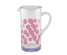 Zak Designs 2171-1440 Pichet Dot 1,7L-Rose, Plastique, 10 x 10 x 25 cm