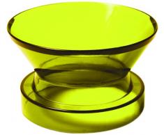 Pusher kafferino Entonnoir pour café, Plastique, Jaune, jusquà 2 Tasses