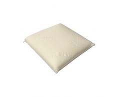 Greenbed - Lot de 2 oreillers grand confort à mémoire de forme - Taille : 60x40 cm - Blanc