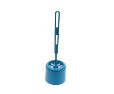FRANDIS 190723 Pot Ã Balai + Brosse WC -Ã 11 x 35 cm - Bleu Turquoise