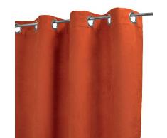 HomeMaison Rideau, Coton, Orange, 250x140 cm