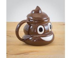 The Source Wholesale 53936 Mug en Forme démoticône de crotte, Céramique