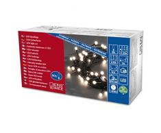 Konstsmide 3691-107 Guirlande dEclairage de Cerise ExtÃ©rieur 80 LEDs 24 V Blanc Chaud CÃ¢ble Noir