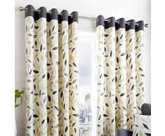 Fusion Coussin Motif Bois de hÃªtre 100Â % Coton, Tissu, Charbon, 90x72 (229 x 183 cm)