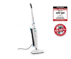 Leifheit Balai vapeur CleanTenso, nettoyeur vapeur tout de suite opÃ©rationnel, balai vapeur nettoie efficacement, balai microfibre avec manche pliable