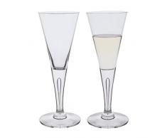 Dartington Crystal Sharon Lot de 2 grands verres Ã vin