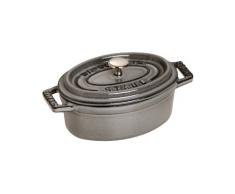 Staub 1101118 Mini Cocotte Ovale Gris Graphite 11 cm