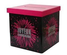 Santex 70340 Joyeux Anniversaire Tirelire Noir