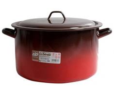 Feu Esmaltaciones La Droite Estrella Faitout avec couvercle-30 cm 12 L