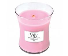 Woodwick 92068 Bougie dans Un Vase en Verre Ovale, Multicolore, 11 x 9,8 x 10,9 cm