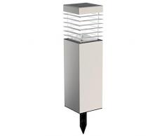 Galix 1517 Borne Solaire, Acier, Argent