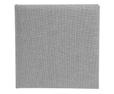 Goldbuch Album Photo Summertime Trend 2 avec 60 Pages Blanches avec intercalaires en pergamine, Album de Souvenirs avec Couverture en Lin, Album Photo à Coller, 24606, Gris, 25 x 25 x 4 cm