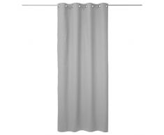 HomeMaison Rideau Occultant Coton, Gris Clair, 260x140 cm