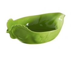 Revol 641299 Plat à Four Volaille à Rôtir Porcelaine Vert Lime 34 x 22 x 7,5 cm