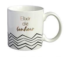 LA CARTERIE Mug cadeau à message Elixir de Bonheur