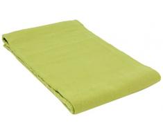 Thedecofactory 137615 Plaid, Polyester, Mousse Vert, 130 x 170 x 3 cm