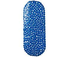 MSV 2108476 Galets Tapis Ã Baignoire Bleu 39 x 99 cm
