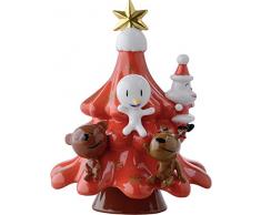 Alessi Amgi51 R Xmas Friends DÃ©coration de NoÃ«l en Porcelaine, DÃ©corÃ© Ã la Main