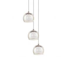 Eglo Lampe 94318Â intÃ©rieur, intÃ©grÃ©, argent