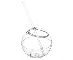 eBuyGB Gobelet de fÃªte et Paille, 13.21Â x 12.4Â x 11.4Â cm