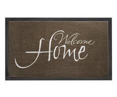 HMT Paillasson Welcome Home Taupe 45 x 75 cm