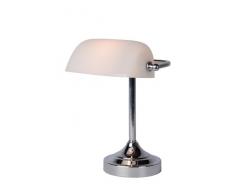 Lucide Banker - Lampe De Bureau - Chrome