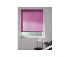 MADECOSTORE Store Enrouleur Tamisant Tissu Uni Fuchsia - L64 x H190cm - Avec perÃ§age