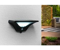 LED LOVERS Lampe solaire Ã dÃ©tection de mouvements, LumiÃ¨re solaire extÃ©rieure avec dÃ©tecteur de mouvements, Applique murale sans fil avec panneau solaire