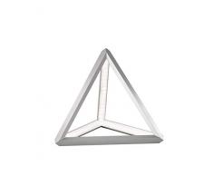 Fischer&Honsel 50207 Lampe de Table, MÃ©tal, 11 W, Couleur Aluminium