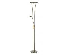 interfan Lampe sur pied lED, 18Â W, bronze antique