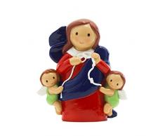 Enesco Little Drops of Water Figurine Marie, Qui dÃ©fait Les nÅuds, RÃ©sine, Multicolore, 7Â x 7Â x 8Â cm