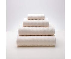 Sancarlos Suite Serviette brodÃ©e 100% Coton Ã©ponge DensitÃ© 500 g/mÂ² LAVABO 50x100 cm CrÃ¨me