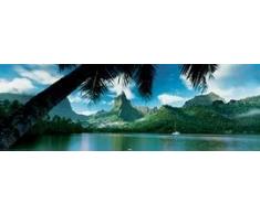 1art1Â® 13819 David Noton Midi Poster Tahiti Baie dOpunohu 91 x 30 cm