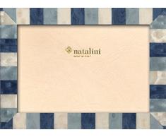 Natalini, C20BLU A B 13X18, Cadre photo, Bois, Bleu, Mesures exterieures 16 X 21 X 1,5