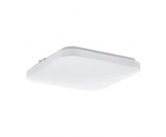 Eglo Frania Plafonnier à 1 ampoule LED en acier et plastique Blanc, Acier Plastique, Blanc, 28 x 28 cm