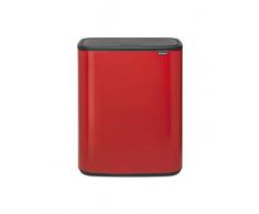 Brabantia - 223044 - Poubelle Bo Touch Bin, 60L , Passion Red