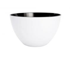 Zak ! Designs 0535-0329 Bol / Saladier Duo 14 cm Blanc / Noir
