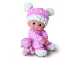 Mopec Figurine Pastel BÃ©bÃ© Assis Rose 10 cm