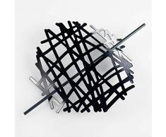 douceur dintérieur embrasse broche (0) 17cm metal peint pharos noir